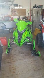 2016 Arctic Cat ZR 9000 Limited 137 Team Arctic Green